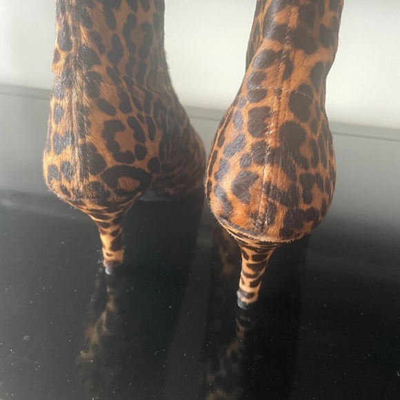 Stuart Weitzman Calf-hair Sock Bootie - Picture 5 of 6